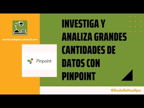 Pinpoint, la herramienta de Google con IA para la investigacin y el anlisis de datos